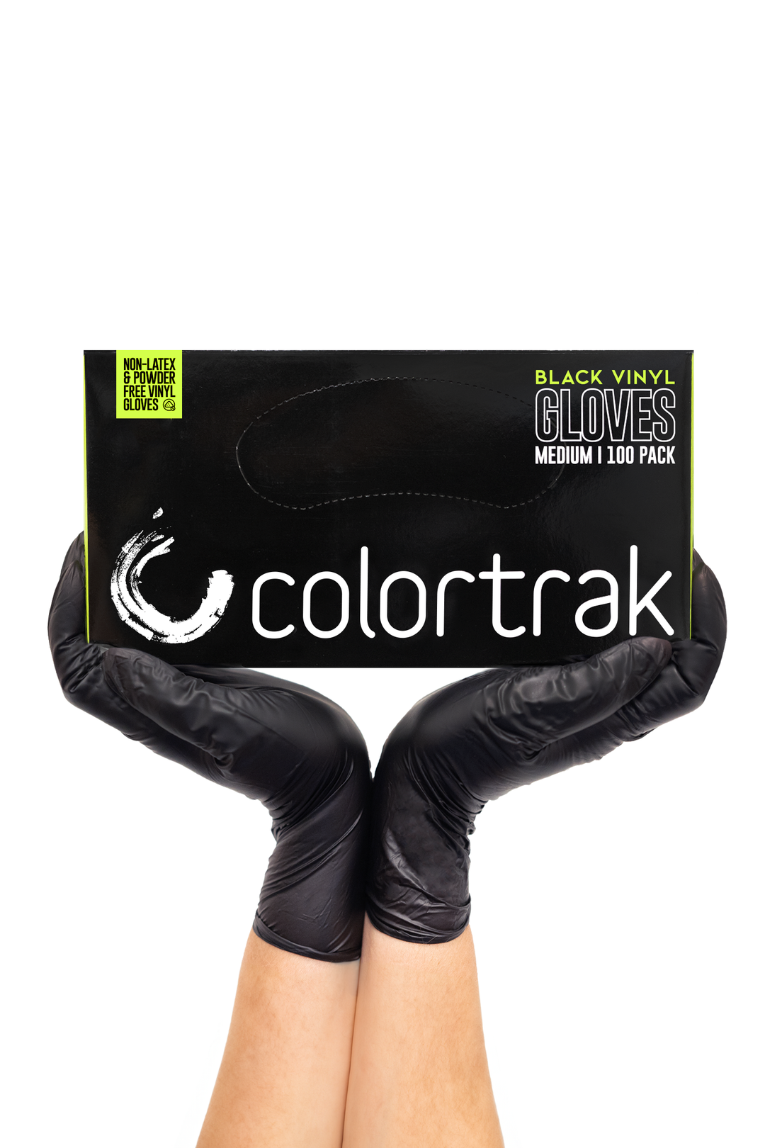 Black Vinyl Disposable Gloves