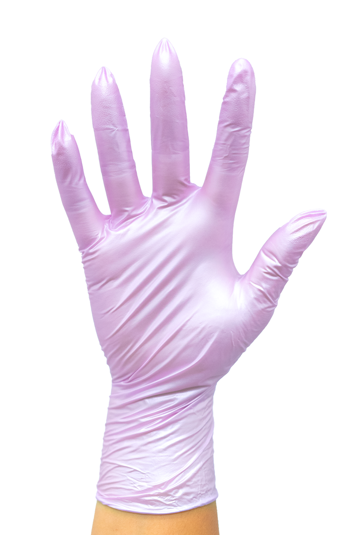 Luminous Collection Lilac Frost Nitrile Gloves