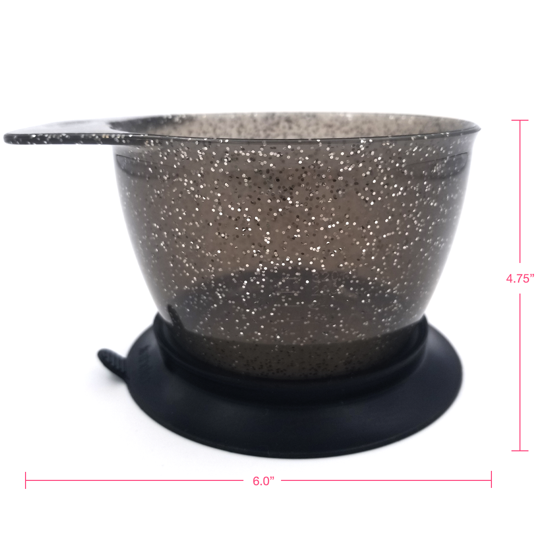 Galaxy Glitter Color Bowls with Suction Rings