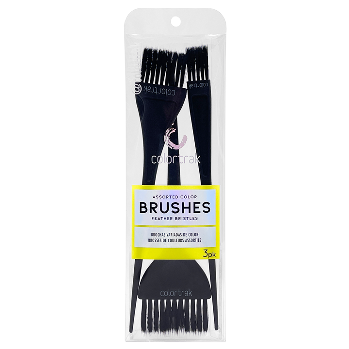 Assorted Feather Bristles Color Brushes