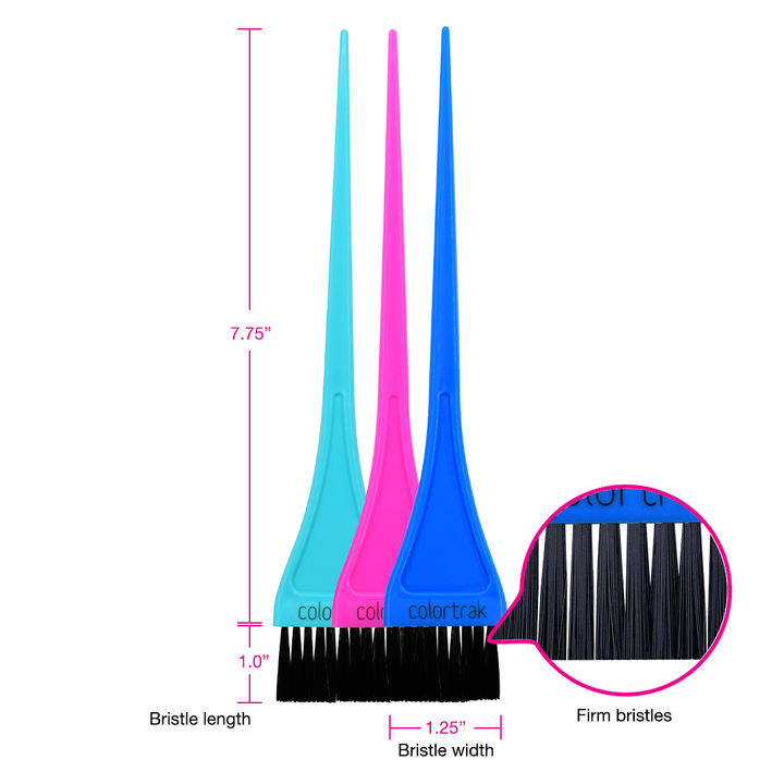 Precision Color Firm Bristles Brushes